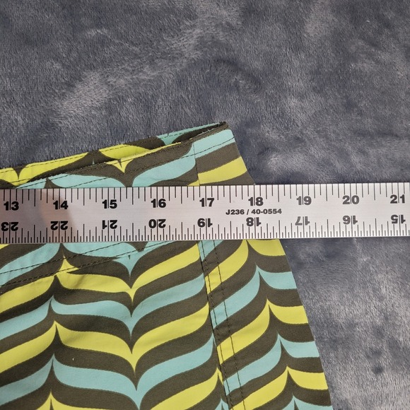 Patagonia Swimming Trunks Mens 34x9 Multi-Colored Geometric Board Shorts - Picture 6 of 8